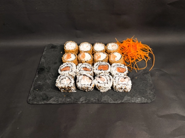 Combo Hot & Uramaki Camarão E Salmão (16 Peças)